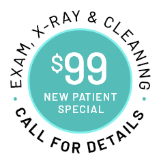 New Patient specials banner stamp